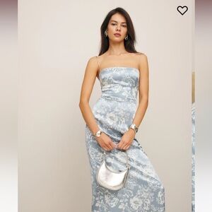 Reformation Frankie Silk Dress